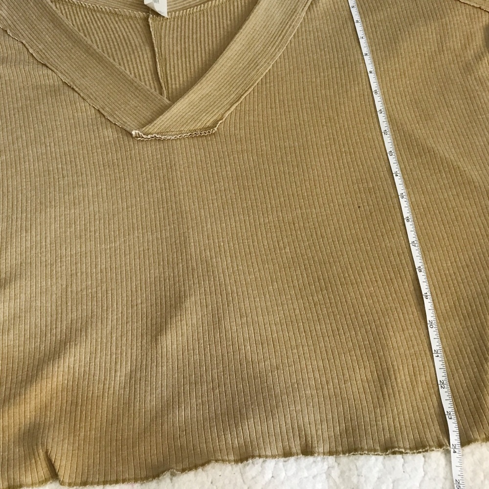 Free People Ocean View Plunging V (S) - Picture 7 of 7